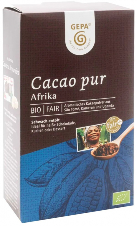 Cacao si inlocuitori - Cacao bio pura Africa, 250g Gepa