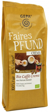 Alimente - Cafea bio boabe crema, 500g Gepa