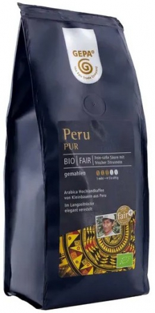 Alimente - Cafea bio macinata Peru Pur, 250g Gepa