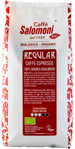 Cafea si inlocuitori - Cafea boabe bio Espresso 100% Arabica gourmet Regular 1kg Salomoni Cafe