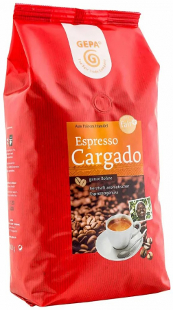 Ceaiuri, Cafea si Inlocuitori - Cafea boabe Expresso Cargado, 1000g Gepa