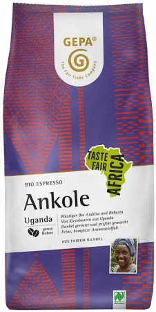 Alimente - Cafea espresso boabe bio Ankole, 1 Kg Gepa