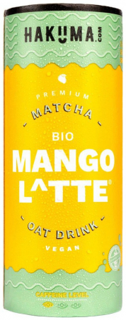 Ceaiuri, Cafea si Inlocuitori - Caffee Latte bio cu matcha si mango, 235ml Hakuma