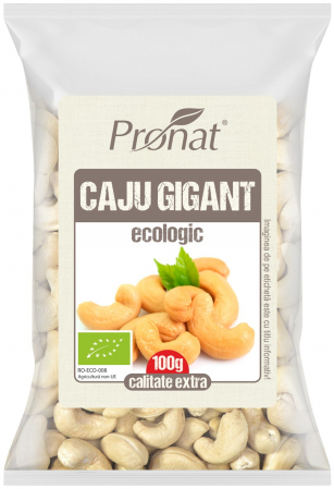 Tendinte - Caju intreg, natur, bio, 100g Pronat