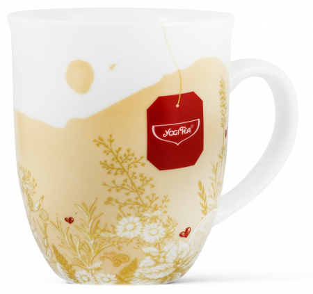 Ceaiuri, Cafea si Inlocuitori - Cana de portelan pentru ceai Yogi Tea