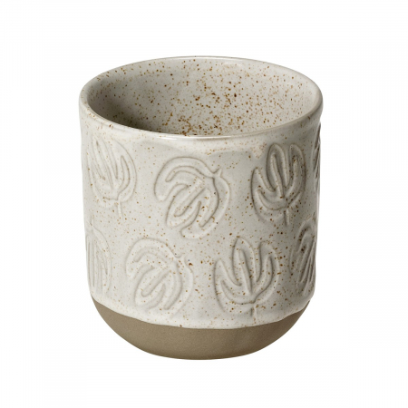 Ceaiuri, Cafea si Inlocuitori - Cana din ceramica 200ml, cu design frunza
