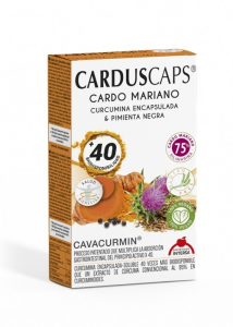 Suplimente nutritive si alimentare - Capsule cu armurariu, curcuma si piper negru, 60 capsule Carduscaps