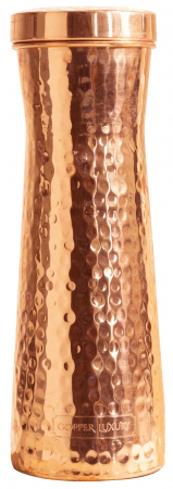 Ajutor in bucatarie - Carafa din cupru luxury ciocanit, 1200ml Forrest & Love