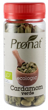 Condimente - Cardamom intreg bio, 40g Pronat