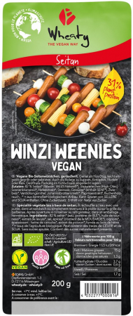 Tendinte - Carnaciori mini bio vegani, 200g Wheaty