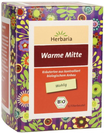 Ceaiuri, Cafea si Inlocuitori - Ceai bio Caldura interioara, 15x1.6g Herbaria