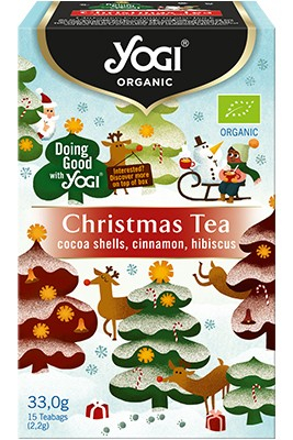 Ceaiuri, Cafea si Inlocuitori - Ceai bio de Craciun 15 pliculete a 2,2g - 33g Yogi Tea