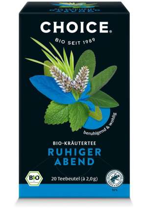 Alimente - Ceai bio de plante Seara linistita, 20 pliculete a 2g / 40.0g Choice