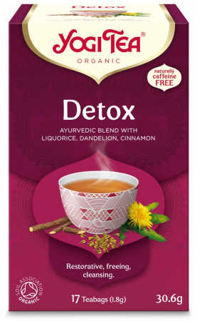 Ceaiuri, Cafea si Inlocuitori - Ceai bio Detoxifiant, 17 pliculete x 1.8g, (30.6g) Yogi Tea