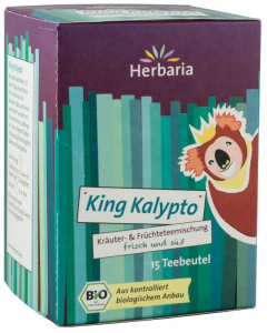 Ceaiuri diverse si accesorii - Ceai bio din plante si fructe King Kalypto, 15x2g Herbaria