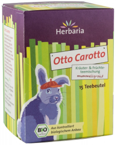 Ceaiuri diverse si accesorii - Ceai bio din plante si fructe Otto Carotto, 15x2g Herbaria