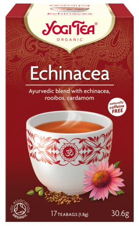 Ceaiuri, Cafea si Inlocuitori - Ceai bio echinaceea, 17 pliculete 30.6g Yogi Tea