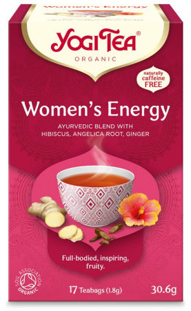 Ceaiuri, Cafea si Inlocuitori - Ceai bio Energie pentru Femei, 17 pliculete x 1.8g, (30.6g) Yogi Tea