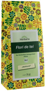 Ceai vrac - Ceai bio flori de tei, 75g Herbaria