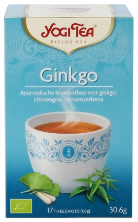 Alimente - Ceai bio Ginkgo, 17 pliculete 30.6g Yogi Tea
