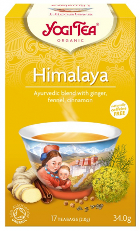 Ceaiuri, Cafea si Inlocuitori - Ceai bio Himalaya, 17 pliculete 34g Yogi Tea