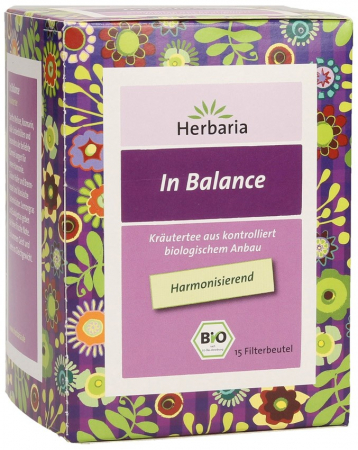 Ceai vrac - Ceai bio In echilibru, 15x1.6g Herbaria
