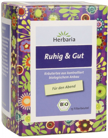 Ceaiuri, Cafea si Inlocuitori - Ceai bio Liniste si pace, 15x1.6g Herbaria