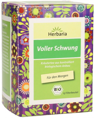 Ceaiuri, Cafea si Inlocuitori - Ceai bio Plin de energie, 15x1.6g Herbaria