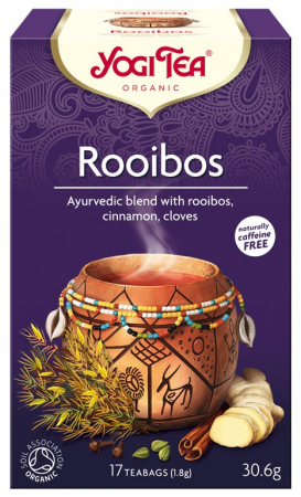 Ceaiuri, Cafea si Inlocuitori - Ceai bio Rooibos, 17 pliculete 30.6g Yogi Tea