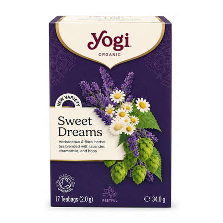 Alimente - Ceai bio Sweet Dreams, 17 pliculete a 2g / 34,0g Yogi Tea