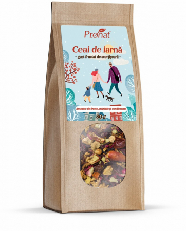 Ceai vrac - Ceai de iarna, din fructe si condimente, 80g Pronat