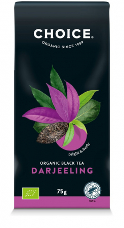 Ceai vrac - Ceai negru bio Darjeeling, 75g Choice