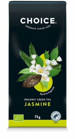 Ceai vrac - Ceai verde bio Jasmin, 75g Choice