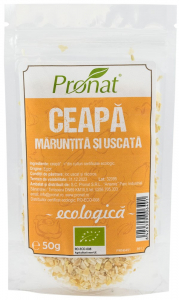 Mirodenii - Ceapa bio maruntita si uscata, 50g Pronat
