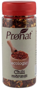 Mirodenii - Chili maruntit bio, 45g Pronat