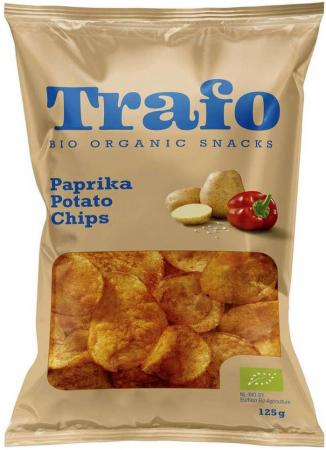 Tendinte - Chipsuri bio cu paprika, 125g Trafo