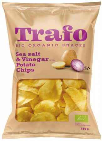 Tendinte - Chipsuri bio cu sare de mare si condimente, 125g Trafo