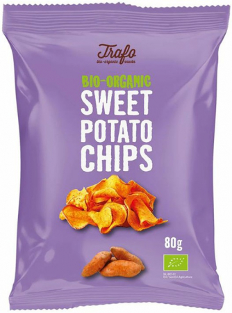 Snacksuri - Chipsuri bio din cartofi dulci, 80g Trafo