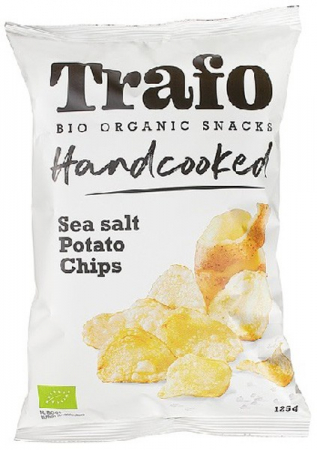 Tendinte - Chipsuri bio din cartofi prajite manual, cu sare, 125g Trafo