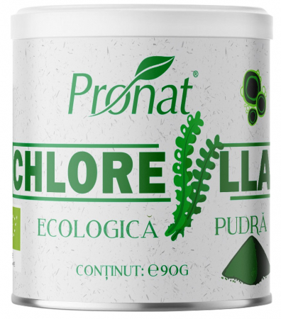 Alimente - Chlorella bio pulbere, 90g Pronat