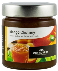 Fara lactoza - Chutney bio de mango, 225g Cosmoveda