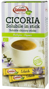 Cafea si inlocuitori - Cicoare solubila bio pliculete 25g (10x2.5g) Salomoni Cafe