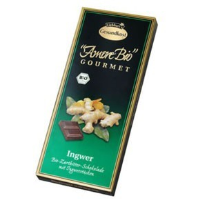 Ciocolata - Ciocolata amaruie cu ghimbir, 55% cacao, 100g Liebhart's Amore Bio