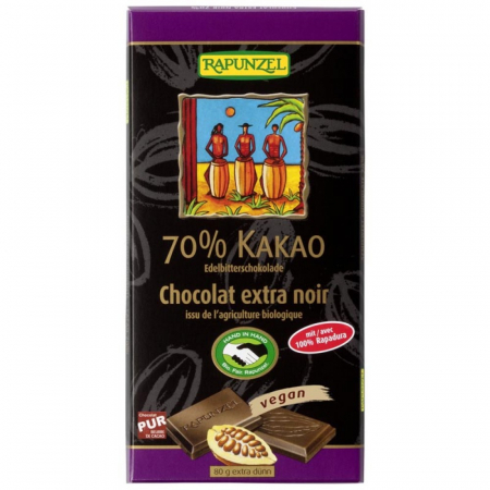 Ciocolata - Ciocolata bio amăruie 70% cacao HIH