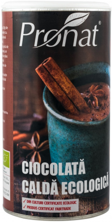 Cacao si inlocuitori - Ciocolata calda bio & fairtrade 300g Pronat