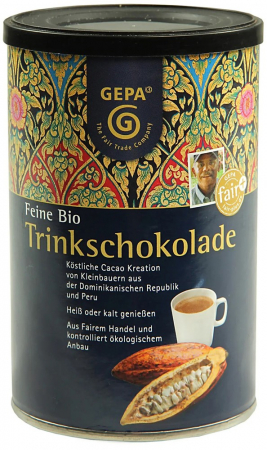 Cacao si inlocuitori - Ciocolata calda bio si fairtrade, 250g Gepa
