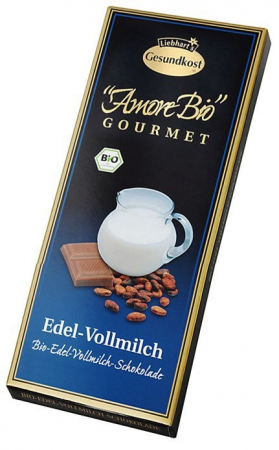 Ciocolata - Ciocolata cu lapte, 100g Liebhart's Amore Bio