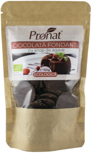 Ciocolata - Ciocolata fondant bio cu sirop de agave 150g Pronat