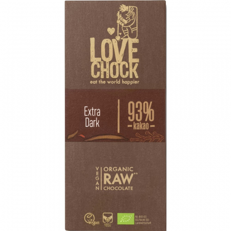 Ciocolata - Ciocolata raw vegana bio 93% cacao eco