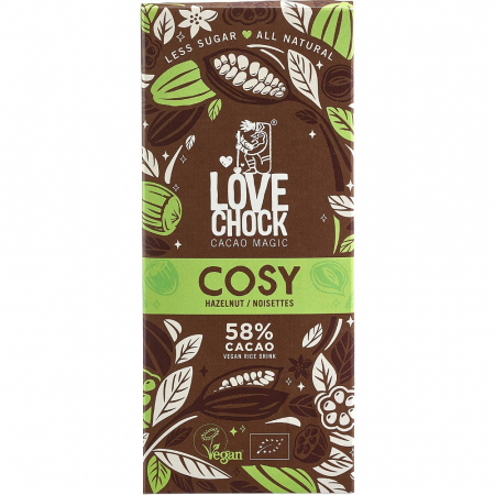 Ciocolata - Ciocolata vegana bio cu 58% cacao, bautura de orez si alune